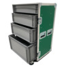 4 Drawer Production Flight Case In Green